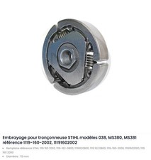 EMBRAYAGE TRONCONNEUSE STIHL