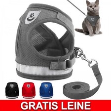 Harnais chien chien chat harnais poitrine taille réglable. Nylon rembourré S M L