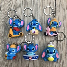 Lot De 6 Porte Clefs Stitch