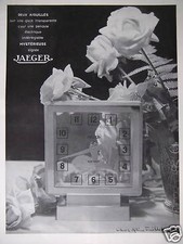 PUBLICITÉ PRESSE 1934 PENDULE