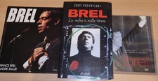 Lot JACQUES BREL Cd,livres,dvd