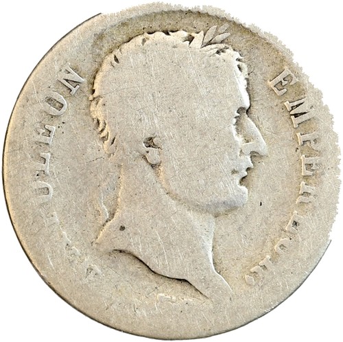 Franc napoléon ier tête - 1,