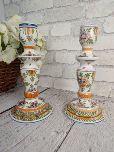 Bougeoirs anciens en - 2x,