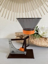 325⚜️ Ancienne Balance Alimentaire Posso Made In France Orange 350 Grs