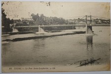 Carte Postale Ancienne Tours, Pont Saint Symphorien