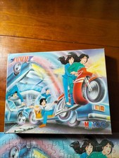 PUZZLE COMPLET DESSIN ANIME 1987 CATS EYE 100 PIECES MB 38 X 30,5 CM (AL344)