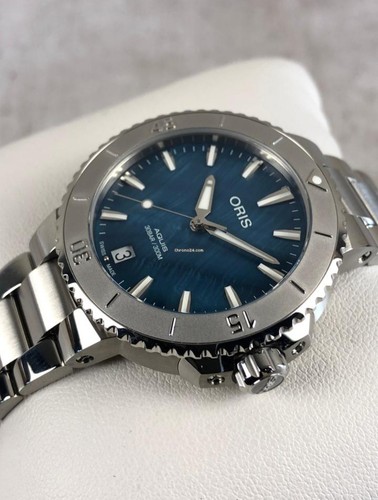 Oris aquis date lady blue - aquis,
