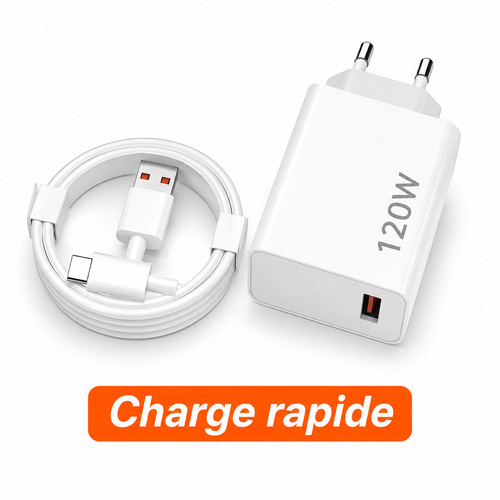 Chargeur rapide xiaomi - chargeur, 120w