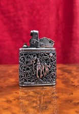 BRIQUET ANCIEN THORENS ETUI ARGENT MASSIF VINTAGE LIGHTER SILVER CASE FEUERZEUG