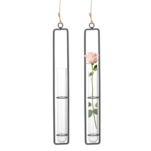 Tube vase verre transparent - tube,
