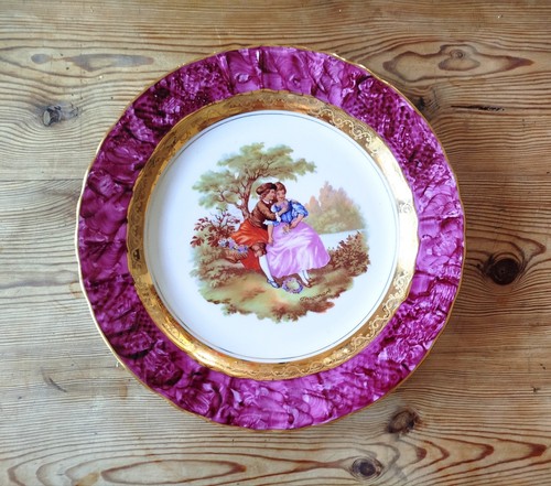 Grande assiette art - art, nouveau