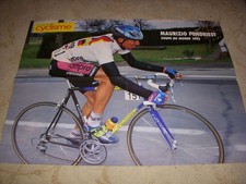 CYCLISME POSTER FONDRIEST COUPE MONDE au dos Florian ROUSSEAU CHAMPION MONDE KM