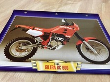 Gilera RC600 1990 600 RC fiche carte moto passion collection Atlas