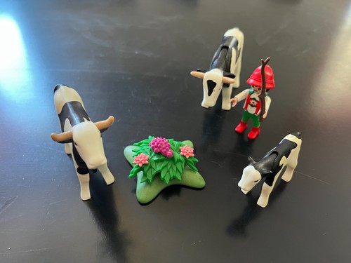 Playmobil enfant vache - , 3077