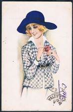 U091 ART DECO a/s SUZANNE MEUNIER "RIEUSE de PARIS" HIGH FASHION LADY GLAMOUR