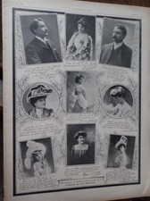 vin DESILES + Miroir BROT + RIGAUD + chaussure BISET + DRIVA  ILLUSTRATION 1906