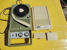 ancien tourne disque  valise portable bevox vintage fonctionne
