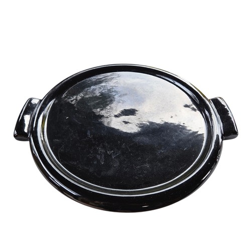 Plat tarte gateau - gateau, noir