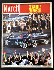 Paris Match n°899 ★ 2 Juillet 1966 ★ Charles de Gaulle en Russie...