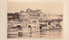 CHATEAU AMBOISE INDRE ET LOIRE PHOTO ALBUMINÉE GABRIEL BLAISE 1862 CDV 5,5 x 8,5