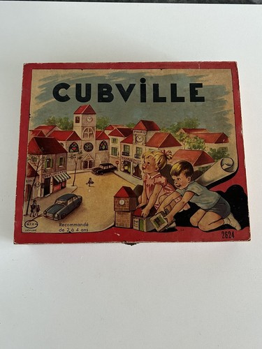 Jeux ancien cubville bois - jeux,