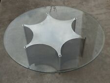 Pied table basse design RINGO STARR & Robin Cruikshank chrome 70 coffee ROR star