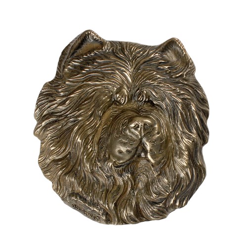Chow plaque bronze - chow,