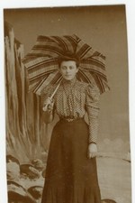 CARTE PHOTO vers 1910, une