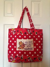 Nurses Handmade Tote Bag/