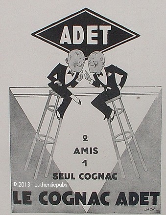 Publicite cognac adet amis - publicite, 2