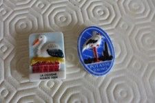 fève personnalisée cigogne