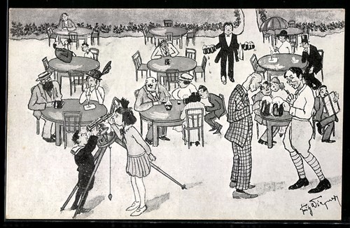 Carte postale jeune garçon