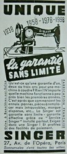 PUBLICITÉ DE PRESSE 1939