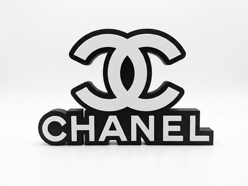 Logo chanel noir blanc - noir, et
