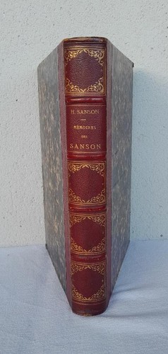Sanson mémoires des - h.,