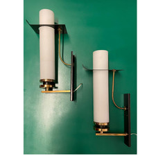 Paire d'appliques italiennes années 50 attribuées à Stilnovo