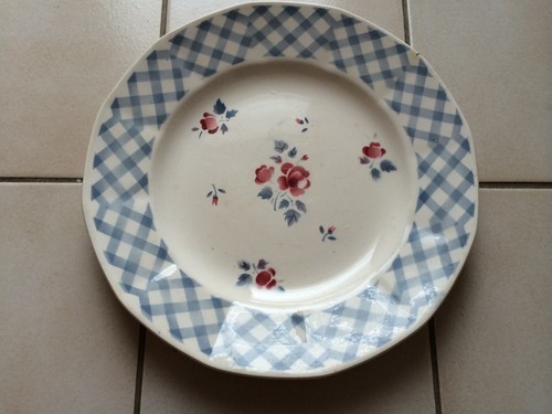 Grand ancien plat - grand,