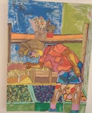 Carton Toilé Expressionniste