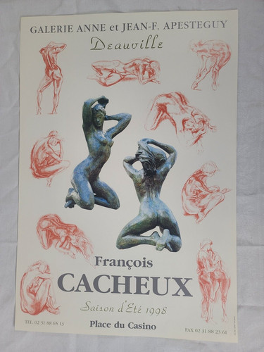 Cacheux affiche vintage - cacheux,