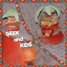 Doudou d'éveil pyramide palmier et animaux à empiler Moulin Roty - Ref C35