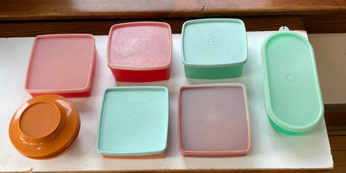 Seven pieces vintage - pieces, of