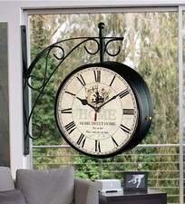 Ancienne horloge murale double