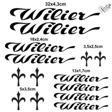 Kit 14 Autocollants Wilier Prémontés En Vinyle Pour Restomod Stickers Vélo BDC