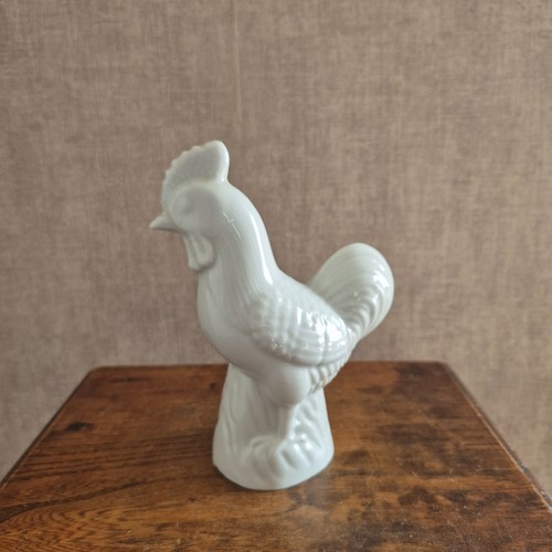 Coq blanc vintage - coq,
