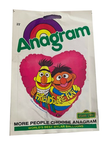 Vintage balloon mylar anagram - vintage,