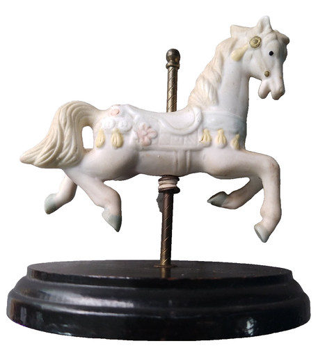 Ancien cheval carousel vintage - cheval,