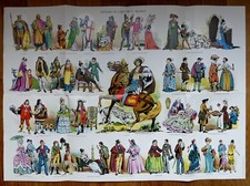 POSTER COMPLET 36 AUTOCOLLANTS L'HISTOIRE DE FRANCE EN BD HACHETTE 1979 MANARA