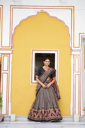 Kalamkari bollywood lehenga - bollywood,