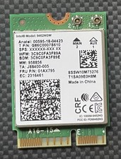 Carte Wi-Fi 5 (802.11ac)  Intel 9462NGW - Bluetooth - Format M.2