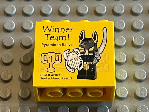 Rare lego brick with winner - with,